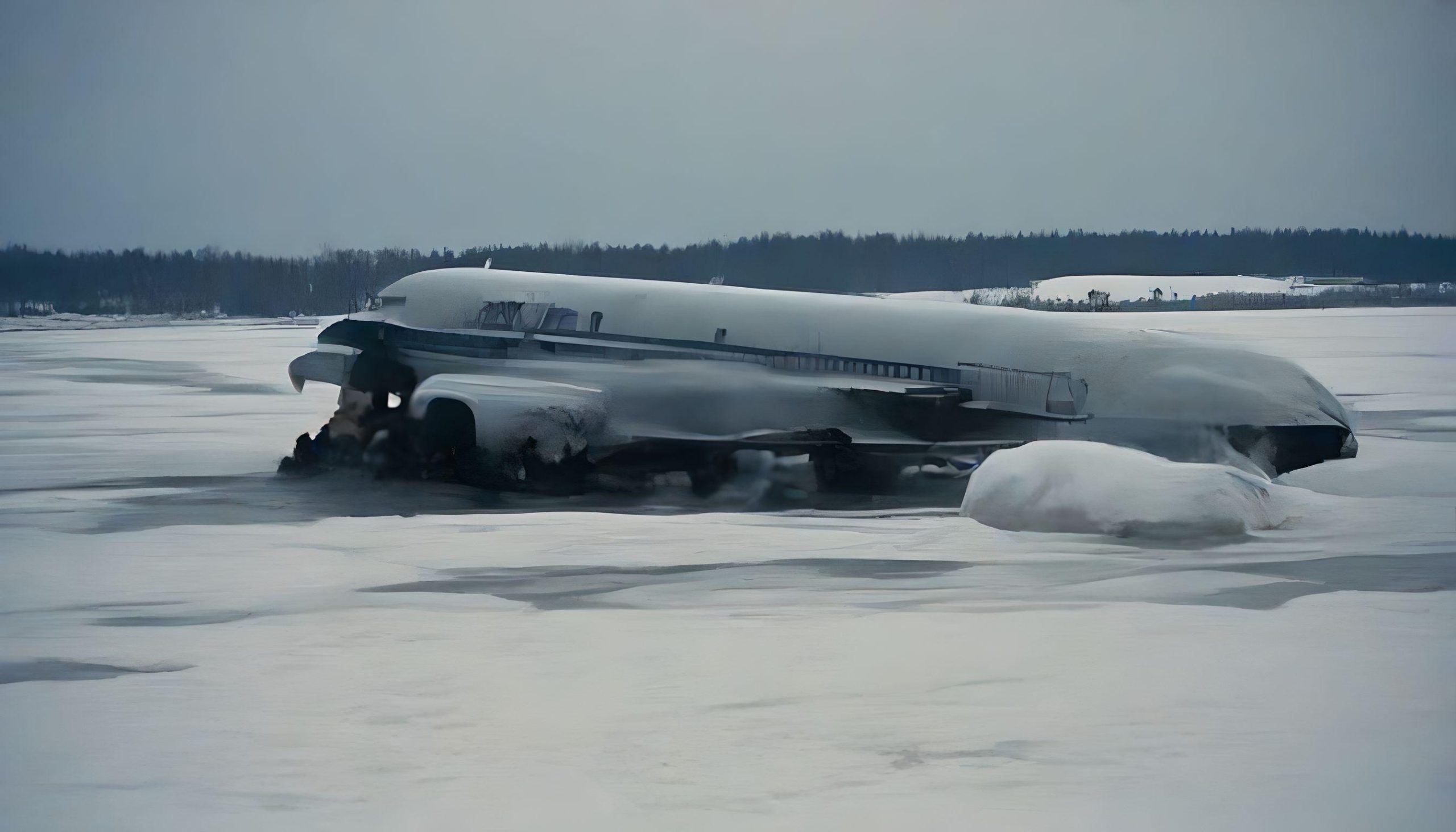 Η συντριβή της πτήσης 90 της Air Florida στον παγωμένο ποταμό Ποτόμακ το 1982, όπως τη φαντάστηκε η τεχνητή νοημοσύνη